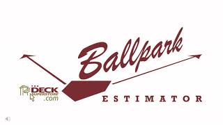 The Deck Superstore Quoting Tools (Part 1 of 2): Ballpark Estimator
