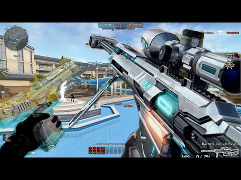 Crossfire NA ( Đột Kích Bắc Mỹ  ) 2.0 : Barrett Cobalt Beast - Hero Mode X - Zombie V4