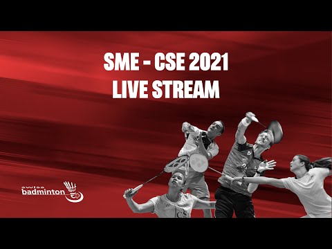 Court 1: Badminton Schweizermeisterschaften Elite 2021 Tag 1