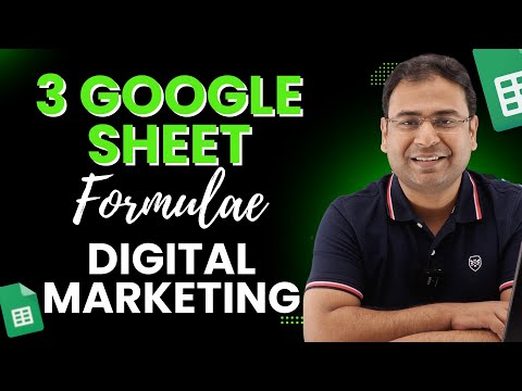 SEO Formulae on Google Sheet Google Sheet for Digital Marketers Course 1