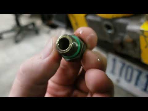 How to change Hydraulic oil on a Meyers E57 pump