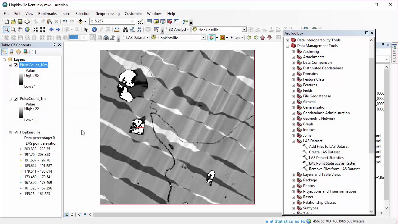 Chapter 10: Statistics for LAS Datasets