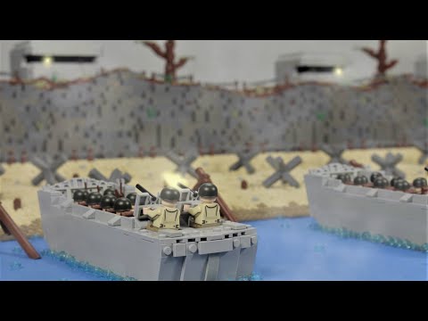 The Battle For Omaha Beach - WW2 stop motion