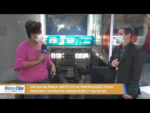 Um Dia Na Praça: Visitantes podem fazer 2ª via do RG 02 03 2022