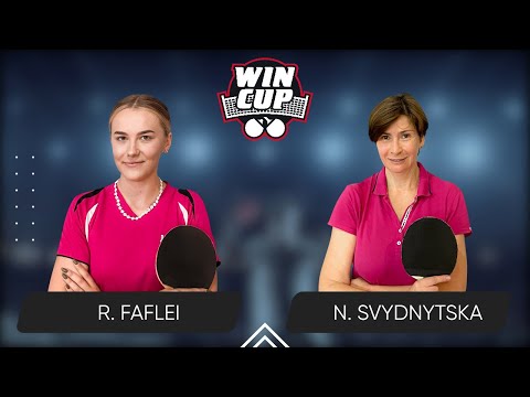 09:00 Romaniia Faflei - Nataliia Svydnytska West 1 WIN CUP 12.05.2024 | TABLE TENNIS WINCUP