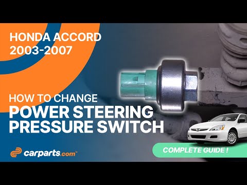 How to replace the Power Steering Pressure Switch 2003-2007 Honda Accord 🛞