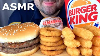 Download lagu ASMR BURGER KING WHOPPER, CHEESEBURGER, FRIED SHRIMP, ONION RINGS & FRIES MUKBANG (EATING SOUNDS) 먹방 mp3