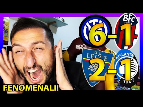 😰 INTER-BOLOGNA 6-1: QUANDO GIOCANO COSÌ SONO SPAVENTOSI‼️ LECCE-ATALANTA 2-1‼️😱