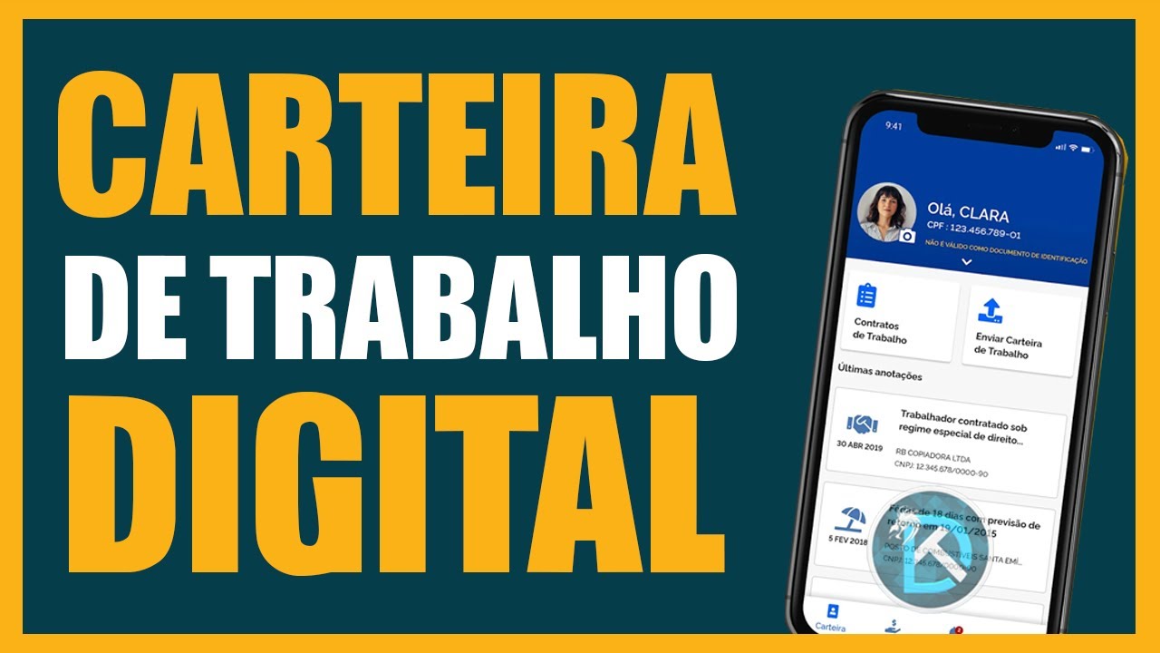 Como FAZER a CARTEIRA DE TRABALHO DIGITAL para um JOVEM APRENDIZ