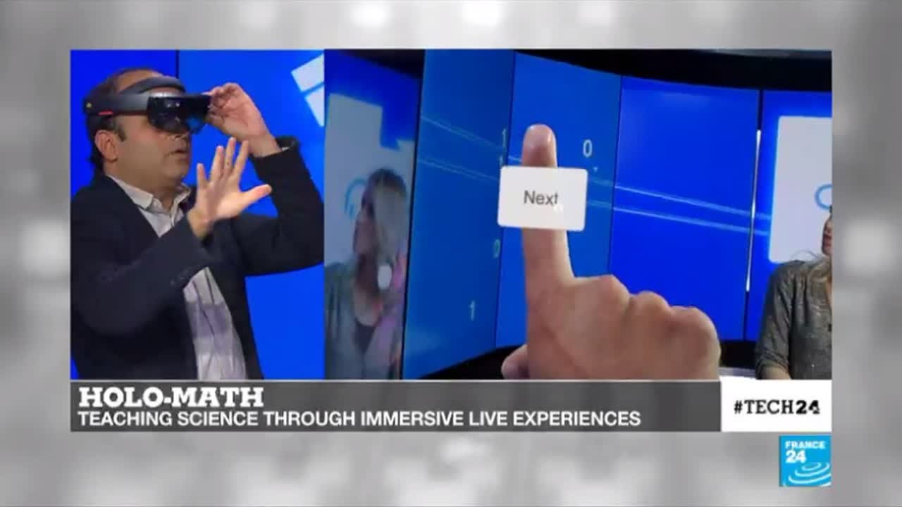 Holograms enter the classroom: Teaching science through immersive live experiences