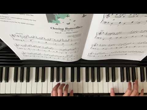 “ Chasing Butterflies” Piano Adventure Technic Book 4