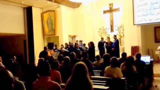(stabilized version) Amazing Amateur Choir - Saint Mary Church - DUBAI - UAE