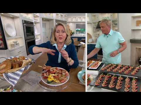 Anderson Seafoods (12)4-oz Colossal Shrimp Skewers on QVC