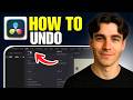 How To Undo In DaVinci Resolve (Tutorial 2026)