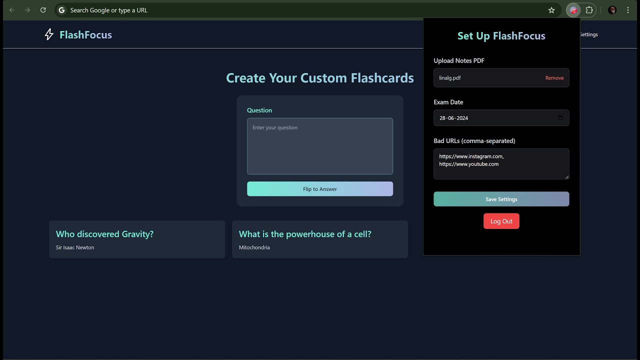 Flash Focus - Demo Video