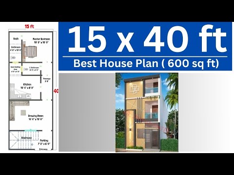 15x30 House Plan 15 x 30 Ghar Ka Naksha Small House Plans Design 450 sq ft house Plans