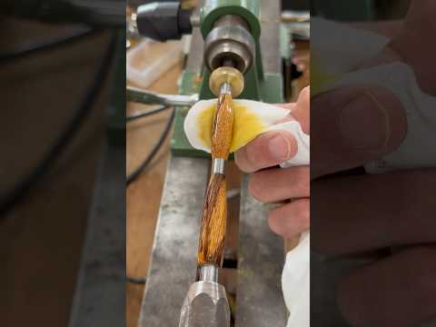 This was made from a piece of marble wood! #woodworking  #art