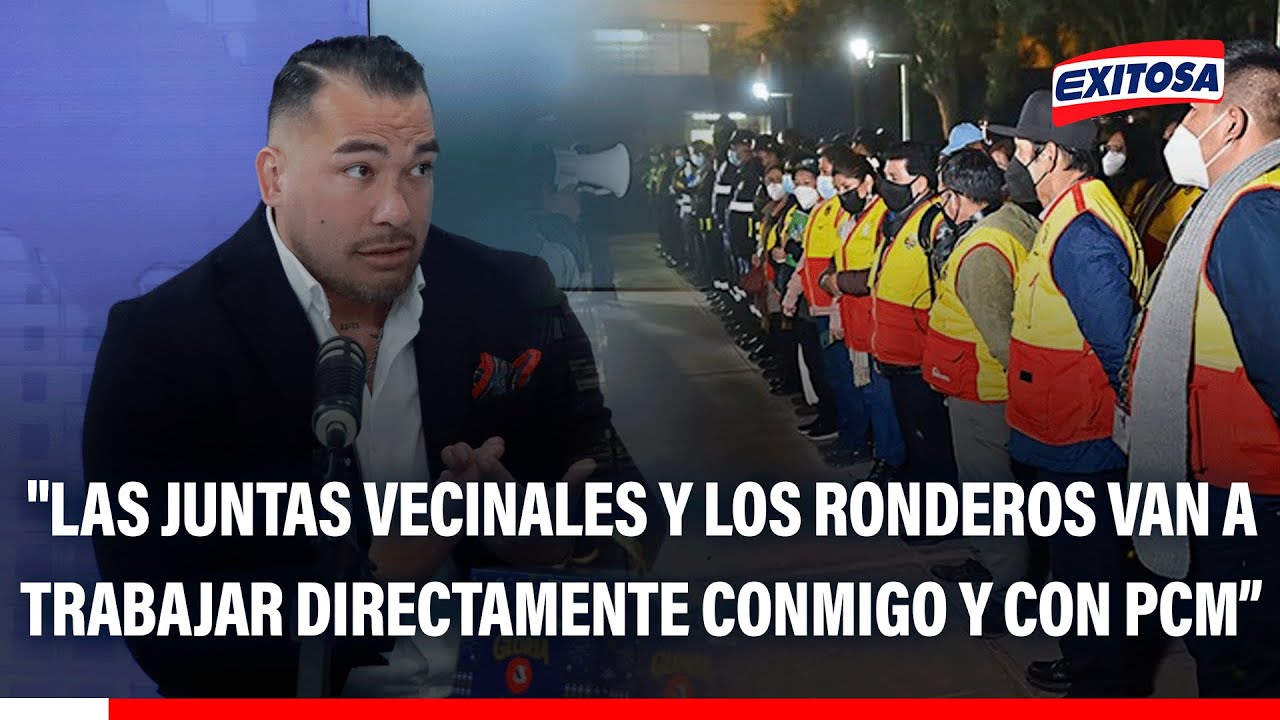 🔴🔵 Paz de la Barra: "Las juntas vecinales y los ronderos trabajarán directamente con el Gobierno"