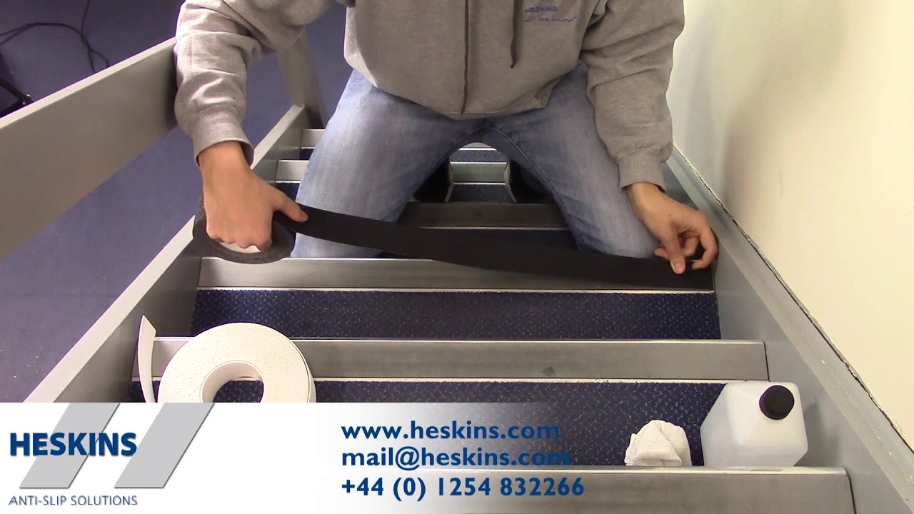 Heskins Internal Anti Slip Tape Application