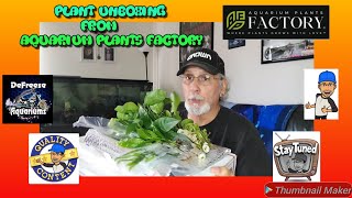 Plant unboxing from Aquarium Plants Factory
