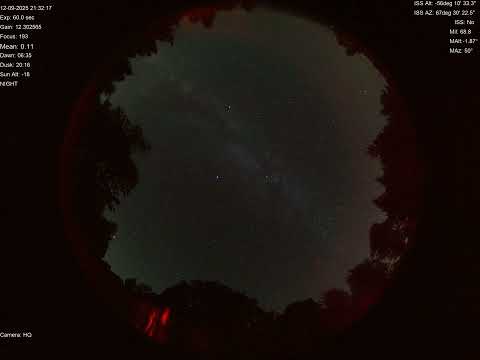 2025-09-12 All sky camera capture from Poiana Rusca Mountains, Romania