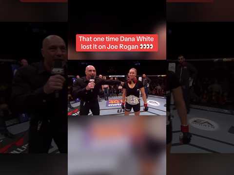 Dana was PISSED!! #DanaWhite #UFC #JoeRogan