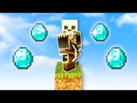 We Found Diamonds in ONE BLOCK Skyblock! - Minecraft Multiplayer Gameplay