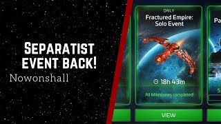 Star Trek - Fleet Command - Separatist Event Back!!!