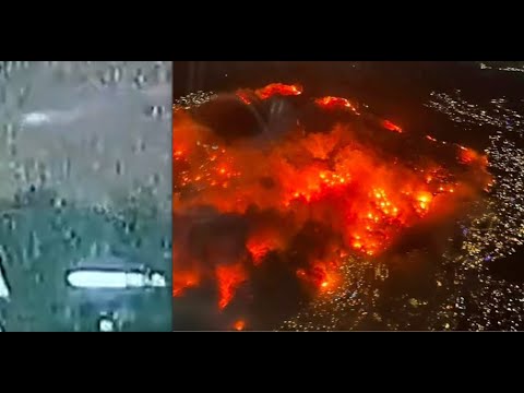  UFO/UAP Caught Moving Through Apocalyptic California Fires, Major Toxic Alert Warning!🚨 