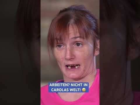 Arbeiten? Für Carola ein Rätsel 😅| Armes Deutschland -  Carolas Welt #shorts #01