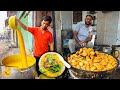 Ajmer Most Popular Breakfast Khandelwal Ki Kadi Kachori Making Rs 20 Only L Ajmer Street Food