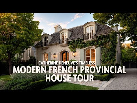 Modern French Provincial House Tour   Catherine Deneuve’s Timeless Charm