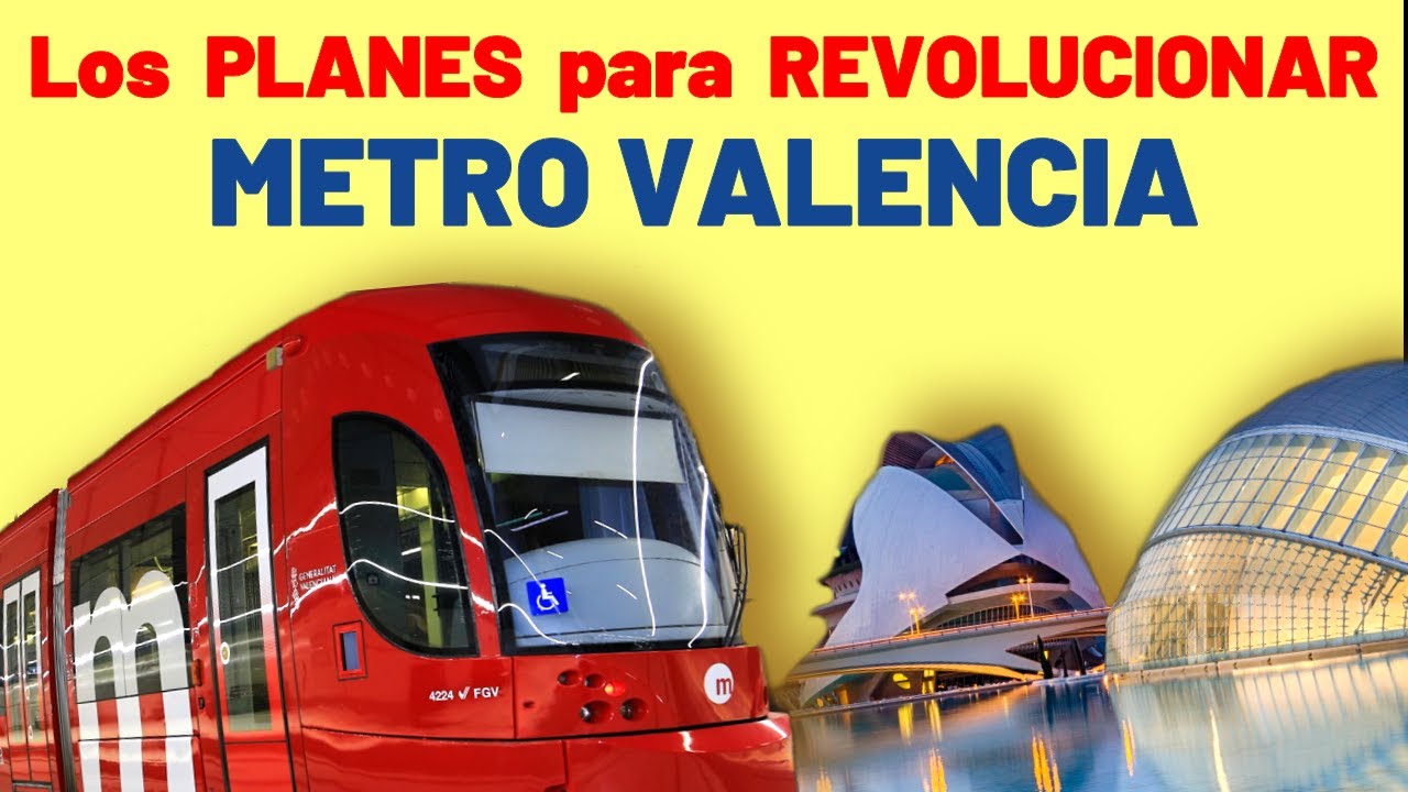 🚇 ASÍ SERÁ la AMPLIACIÓN del METRO de VALENCIA 🚇 Obras L10 11 y 12 / La Fe / Línea Mercat Central