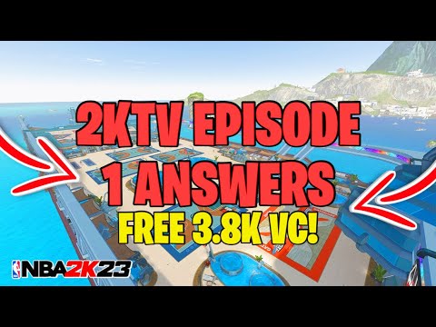 NBA2K23 2KTV EPISODE 1 ANSWERS! *FREE 3,800 VC* SUPER QUICKLY!