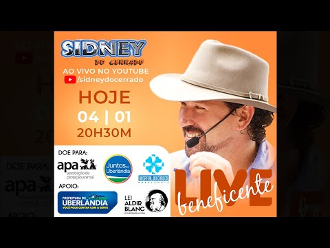 Live beneficente Sidney do Cerrado