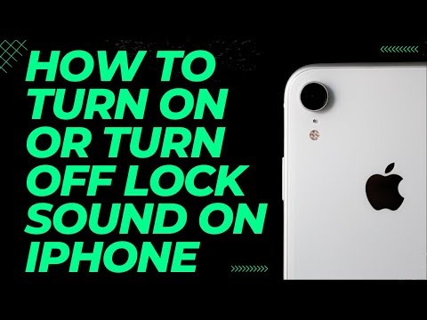 How to Turn On or Turn Off Lock Sound on iPhone (2023)