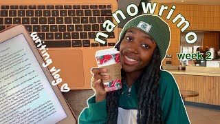 nanowrimo vlog 2021 // week two
