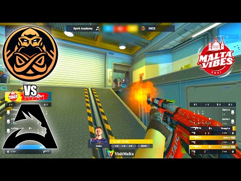 ENCE vs Spirit Academy - Malta Vibes Knockout Series 1 | CSGO HIGHLIGHTS