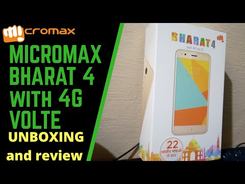 Unboxing of micromax mobile phones