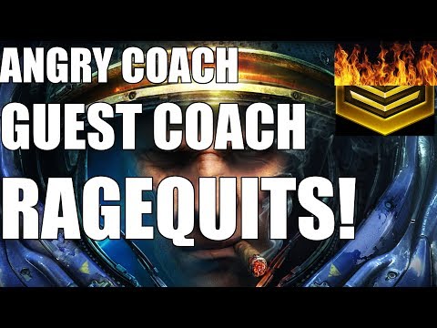 Angry Coach #20 | RAGEQUIT - Guest Coach Gametime (Gold/Plat Protoss vs Terran)