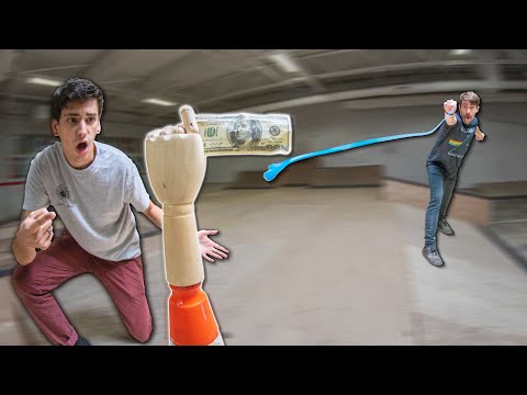 CRAZY STICKY HAND TRICK SHOTS!
