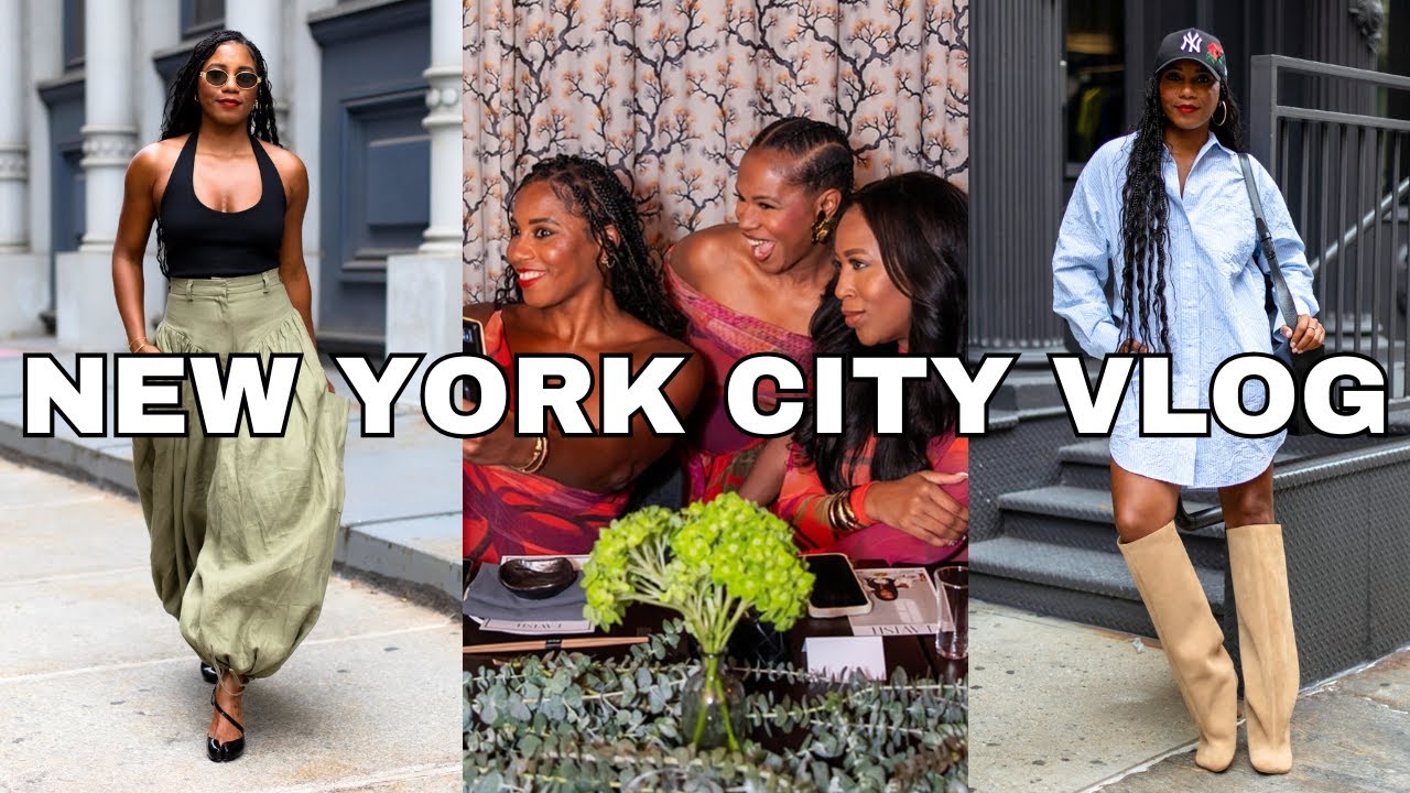 SUMMER IN NEW YORK CITY VLOG! Streetstyle, Home Decor Shopping & Best Restaurants 😜 MONROE STEELE