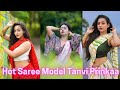 TANVI PRIYANKA Latest Photoshoot 2022 FASHION DHK Tanvi Priyanka Saree Model Hot Instragram Reels