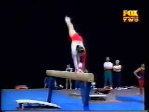Sun Xiaojiao 1999 Canberra Cup Event Finals Balance Beam
