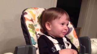 Baby sings along to &quot;Make This Leap&quot; by the Hunts