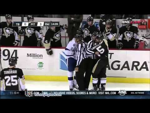Mike Angelidis vs Deryk Engelland Feb 25, 2012