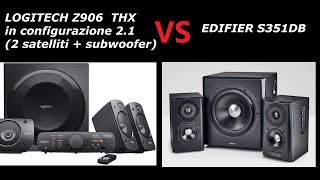 Video thumbnail for Logitech Z906 VS Edifier S351DB by Lucasalvatore28