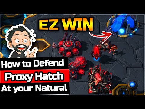 StarCraft 2 - PvZ - PROXY HATCHERY At Your Natural ? EASY WIN !
