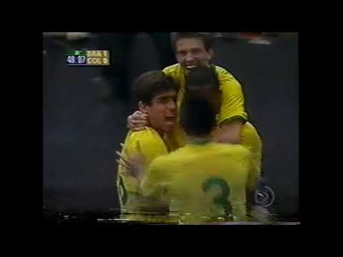 BRASIL 1 X 0 COLOMBIA   ELIMINATORIAS 2000 NARRACAO GALVAO BUENO