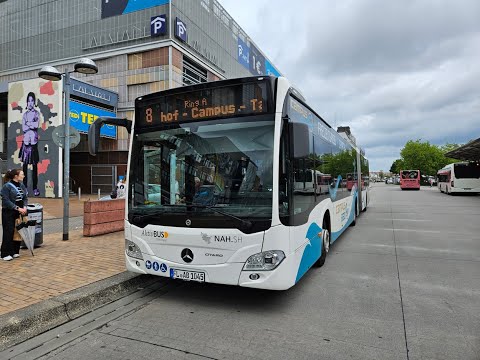 Aktivbus Flensburg mitfahrt auf der Linie 8A.